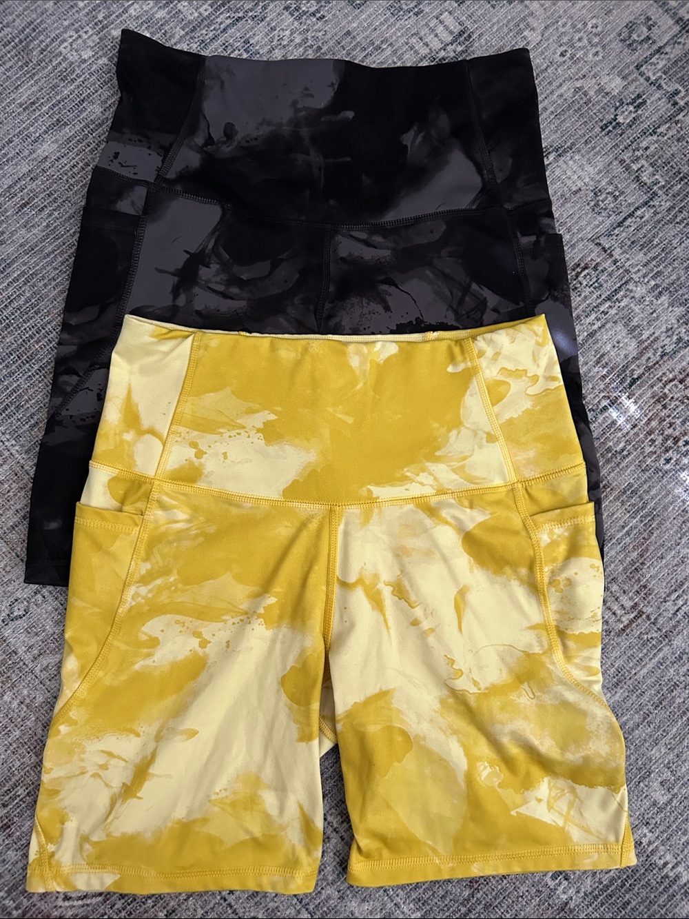 2 All in Motion High Rise Bike Shorts with Pockets Size Medium